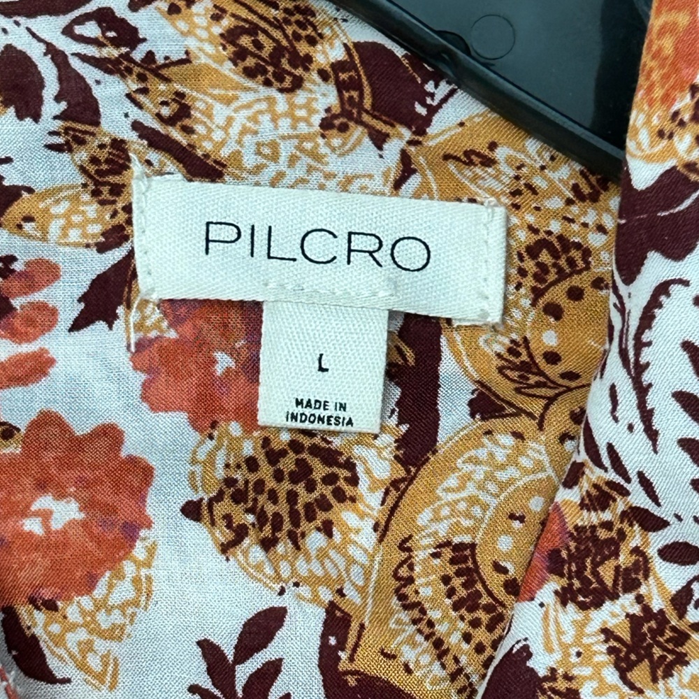 Pilcro by Anthropologie Romy Relaxed fit button down shirt - L - Picture 2 of 5